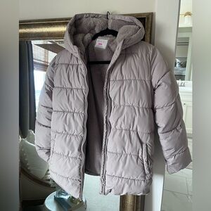 Girls Plush Faux Fur Jacket
